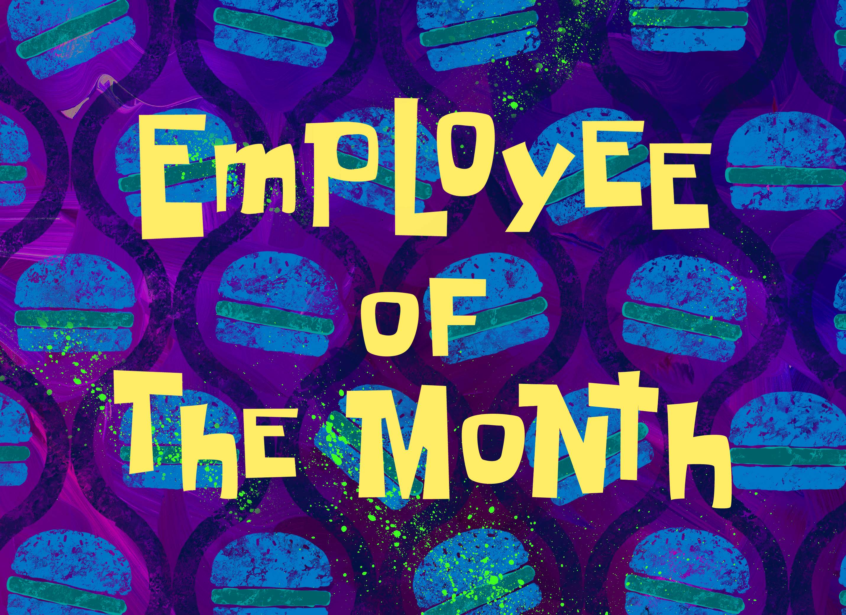 spongebob employee of the month game down