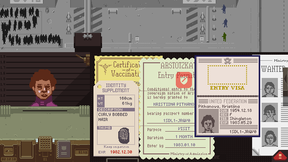 night club bouncer papers please game
